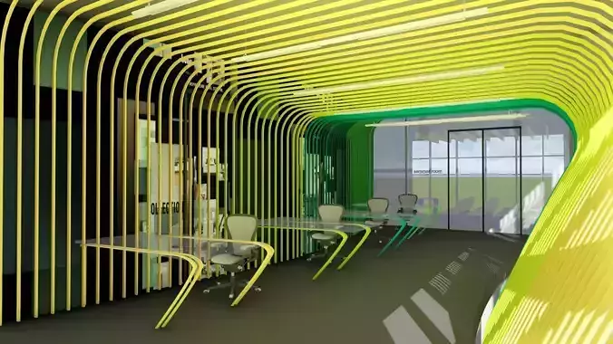 Parametric Office Design Set 3D model