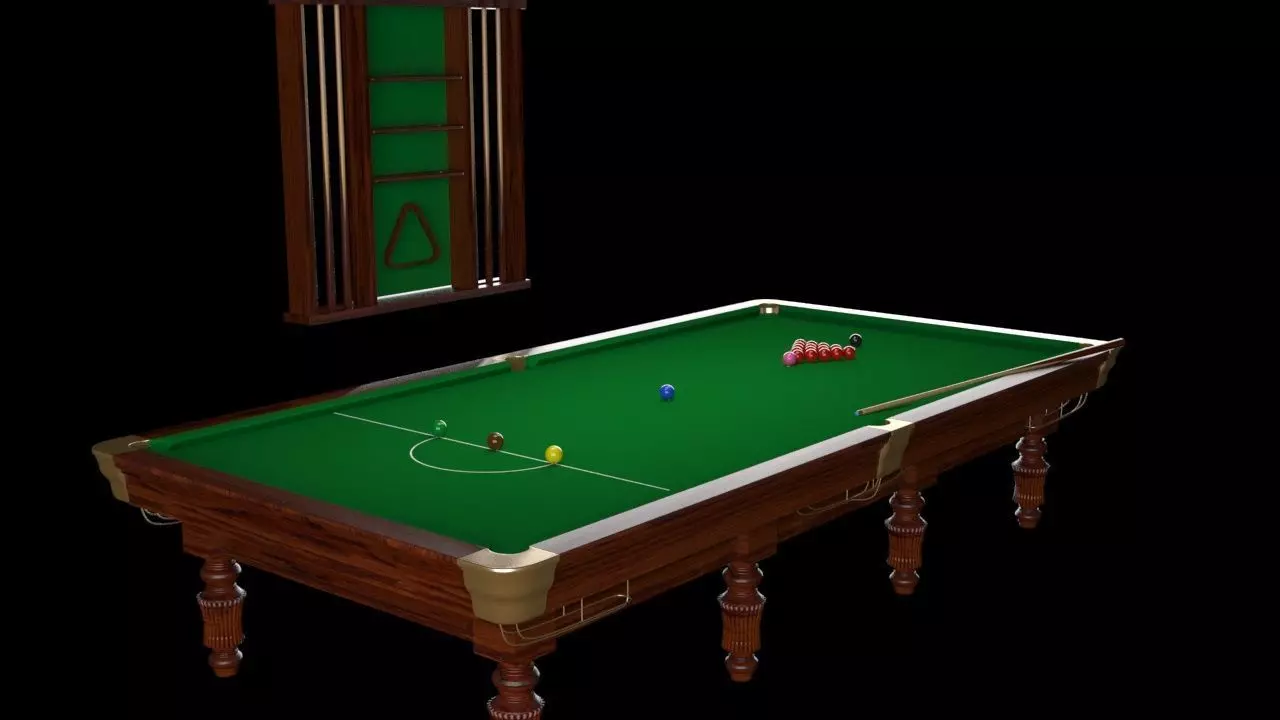 Snooker table 3D model