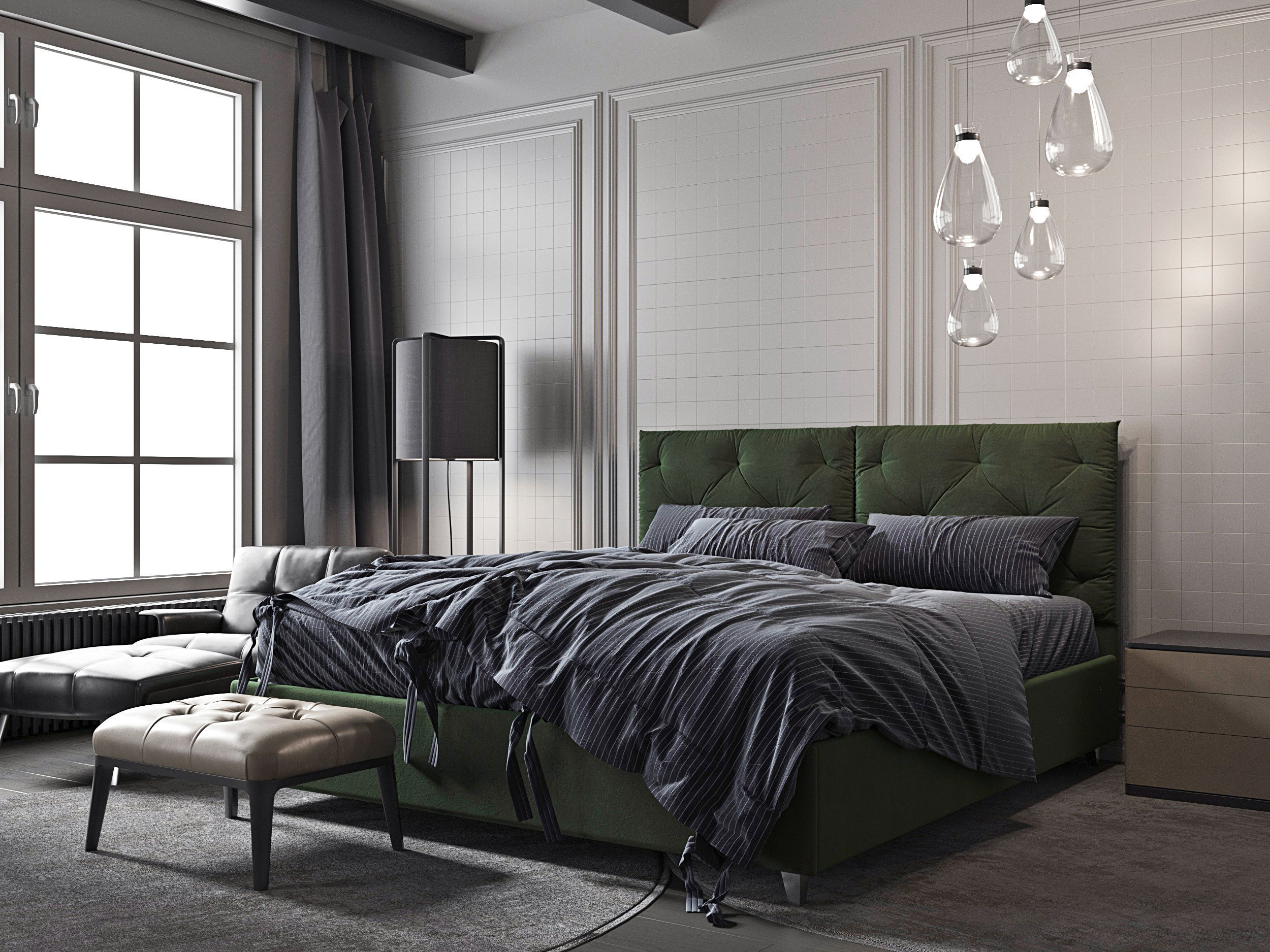 Full Modern interior 3D model 3D model_1