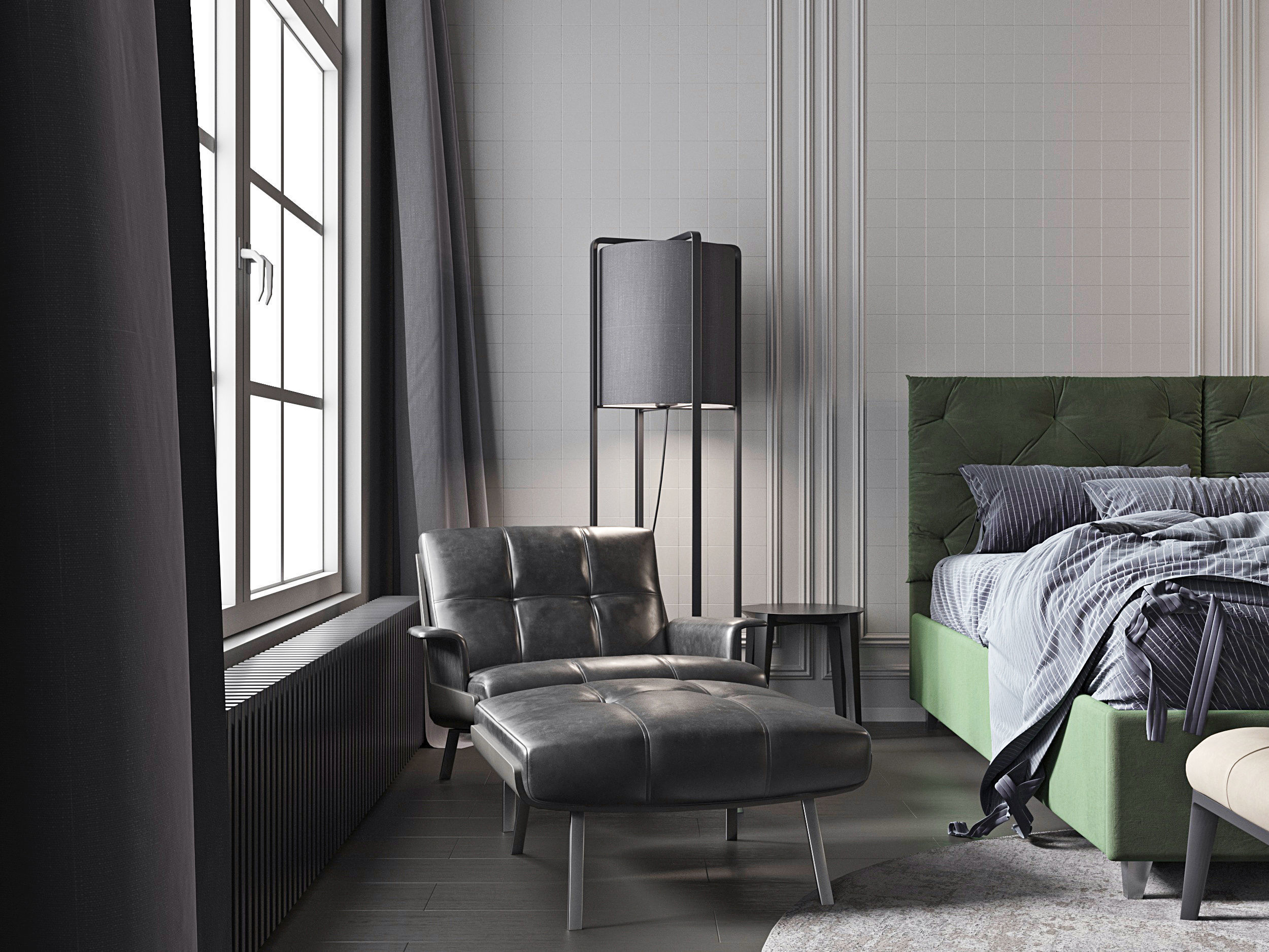 Full Modern interior 3D model 3D model_2