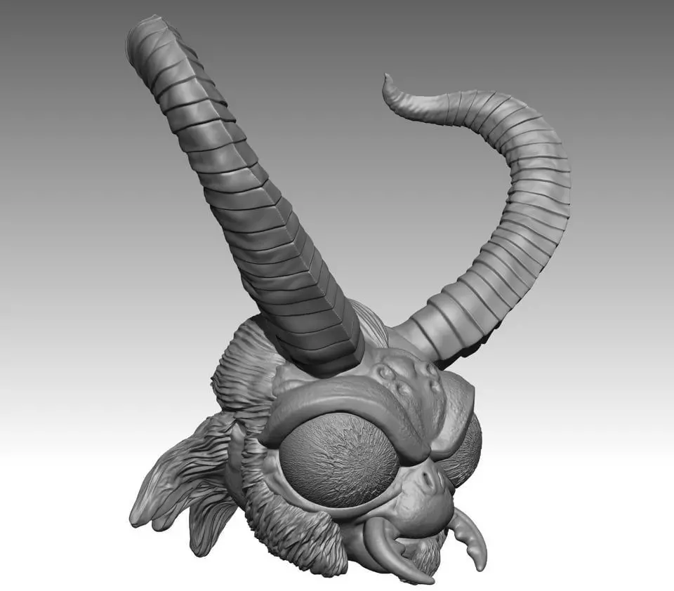 Custom Head - HellRoach 3D print model