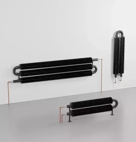 Retro spiral radiator set