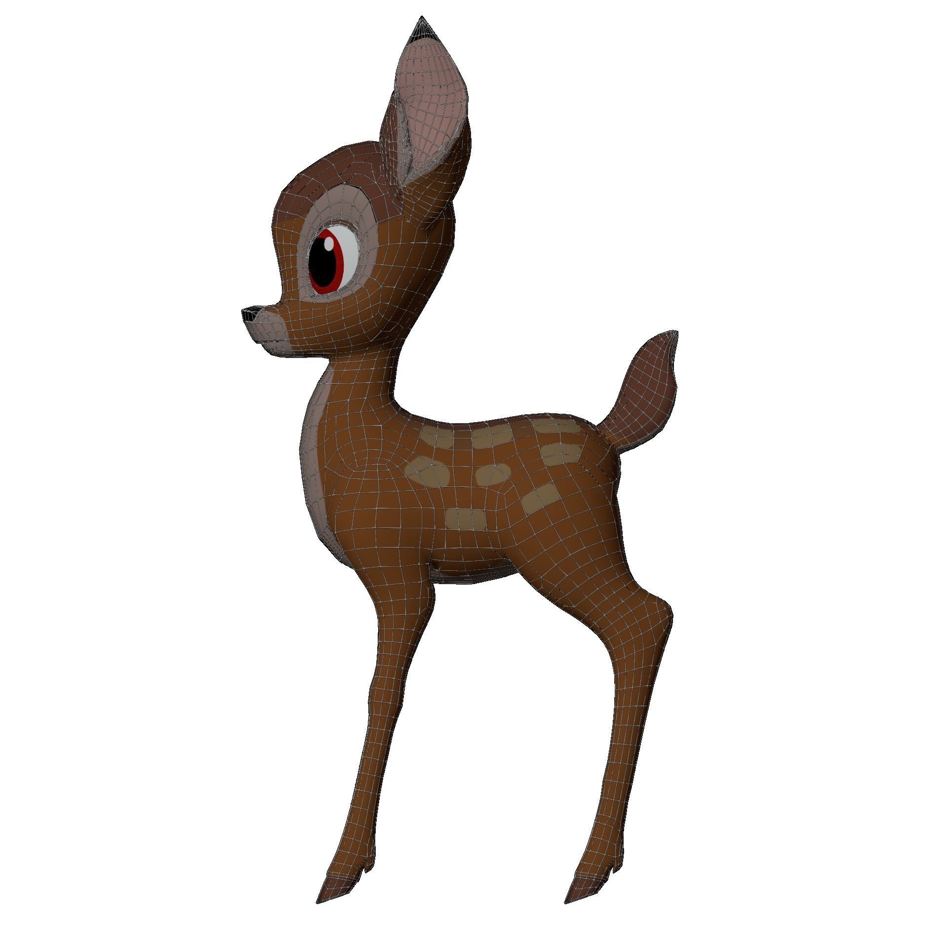 Young Bambi and Faline Models 3D model_4