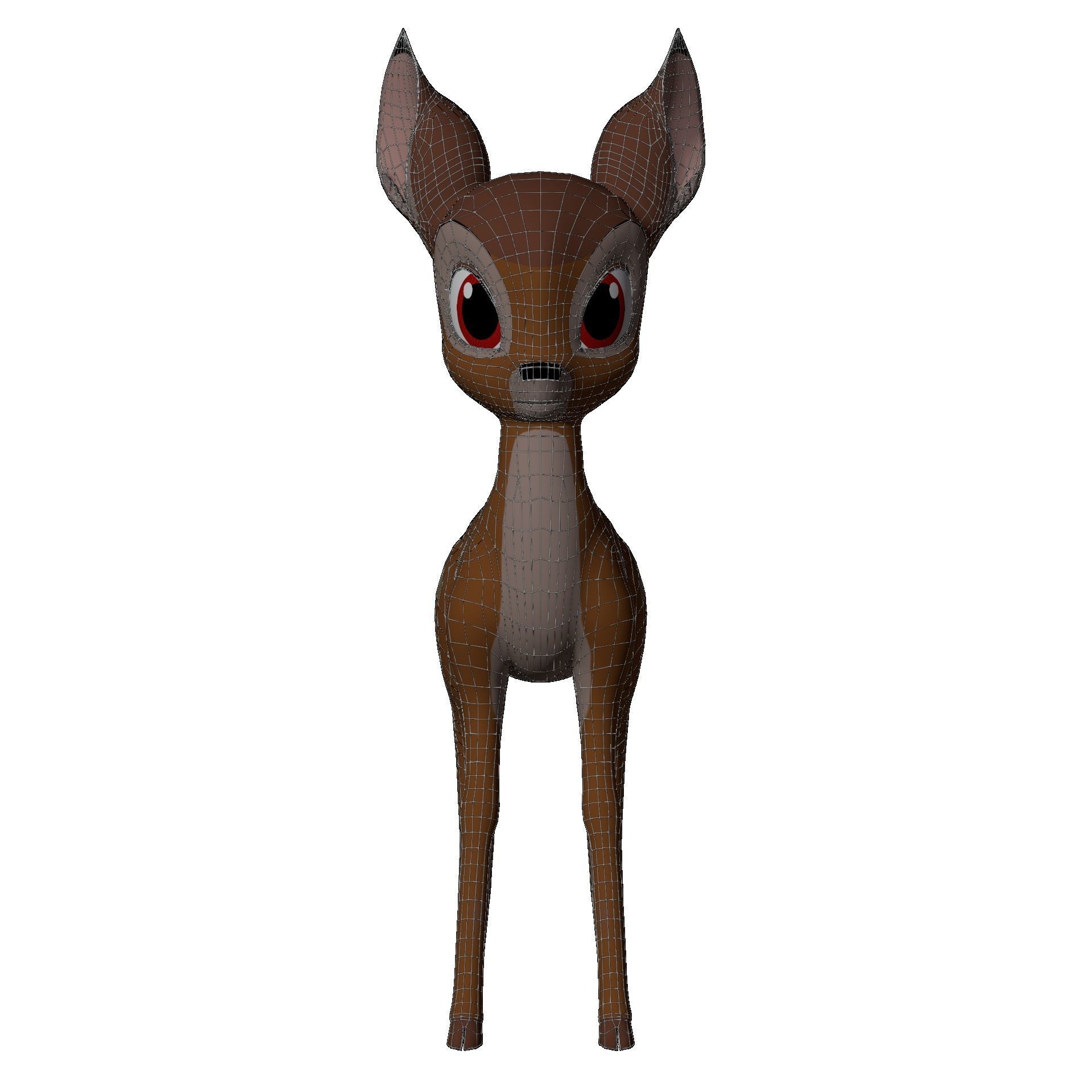 Young Bambi and Faline Models 3D model_5