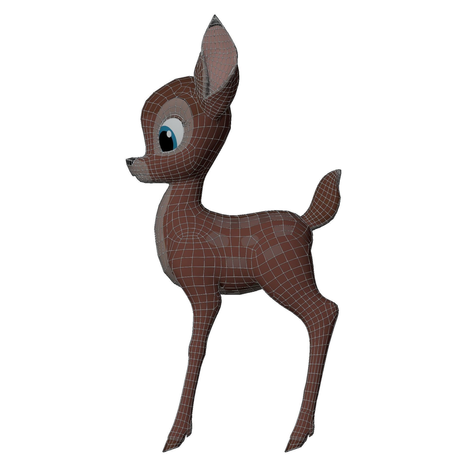 Young Bambi and Faline Models 3D model_6