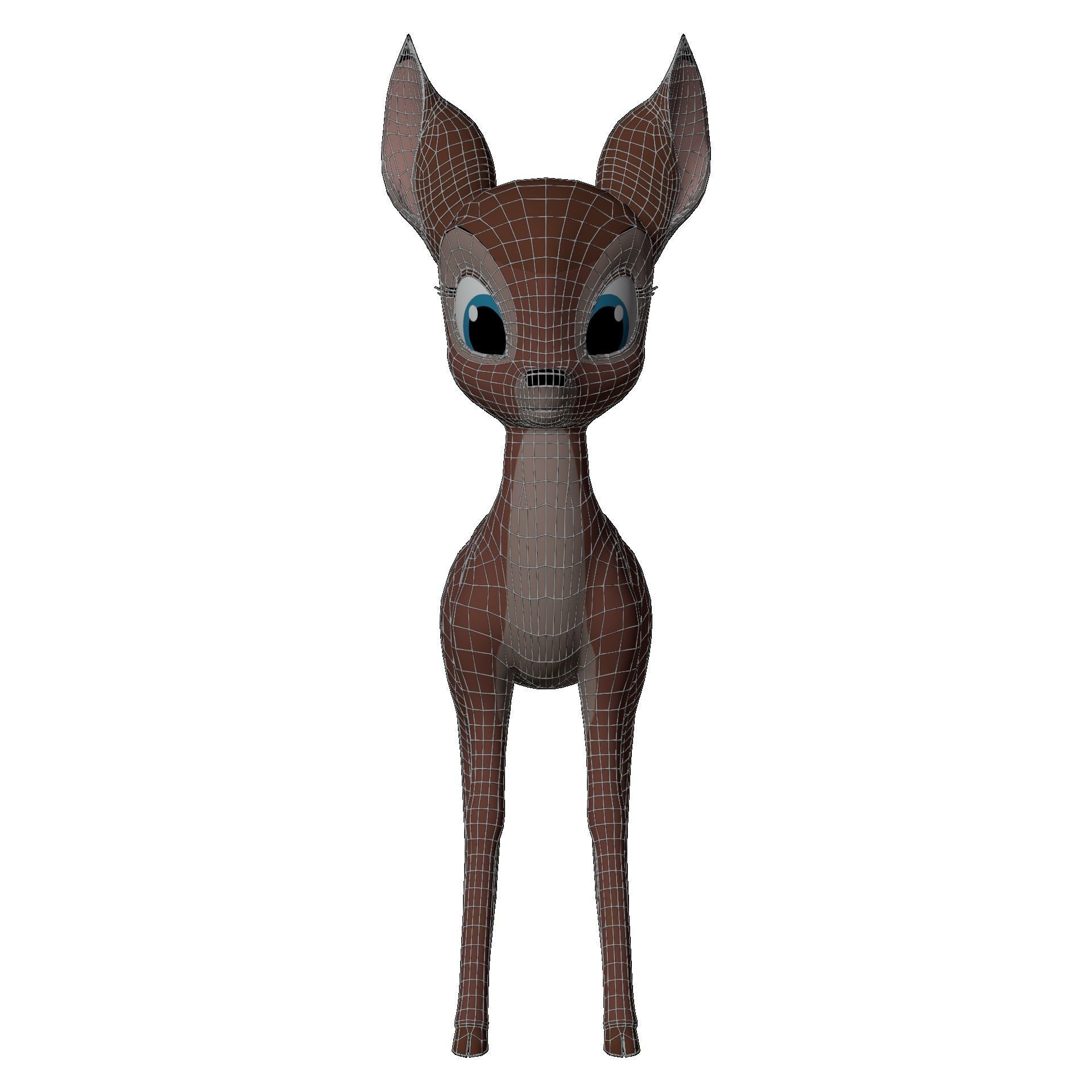 Young Bambi and Faline Models 3D model_7