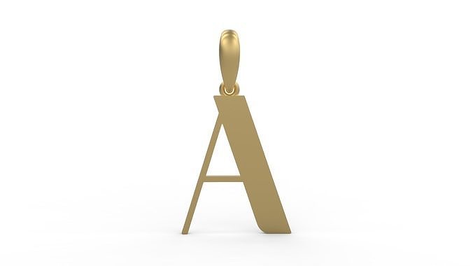 Initial Letters Pendant Autolinker A 3D print model