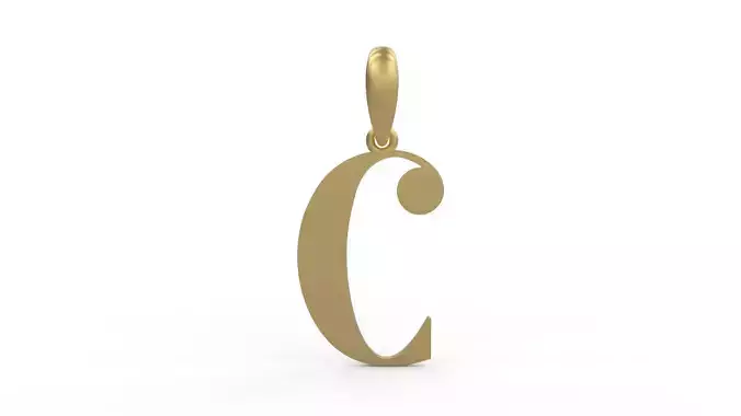 Initial Letters Pendant Autolinker C