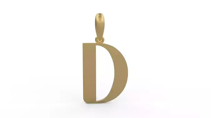 Initial Letters Pendant Autolinker D