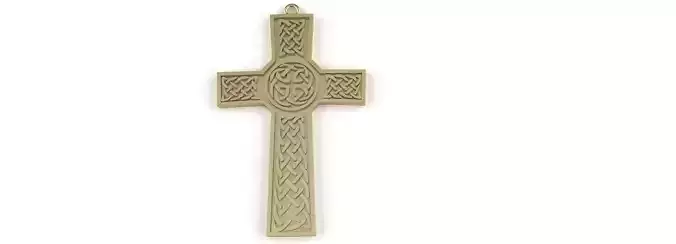 Celtic Cross Pendant Gold Silver Platinum Jewelry