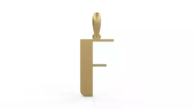 Initial Letters Pendant Autolinker F