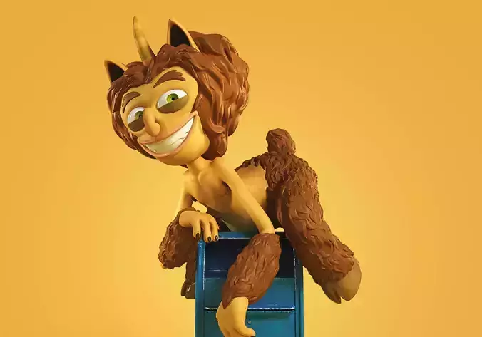 Morty Puberty Monster - Big Mouth  3D print model