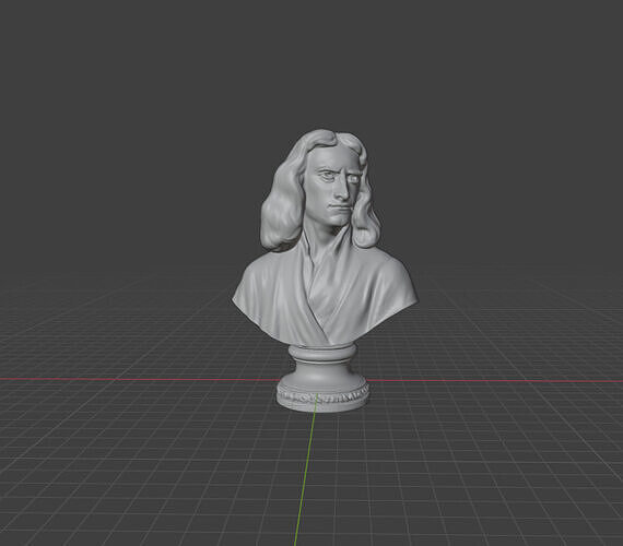 Isaac Newton 3D print model