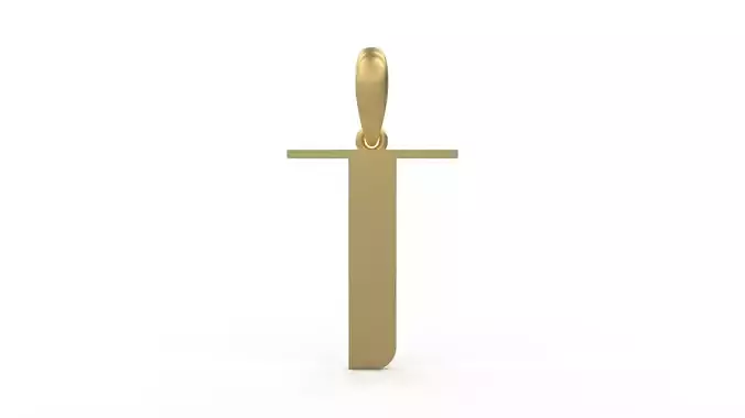 Initial Letters Pendant Autolinker T 3D print model