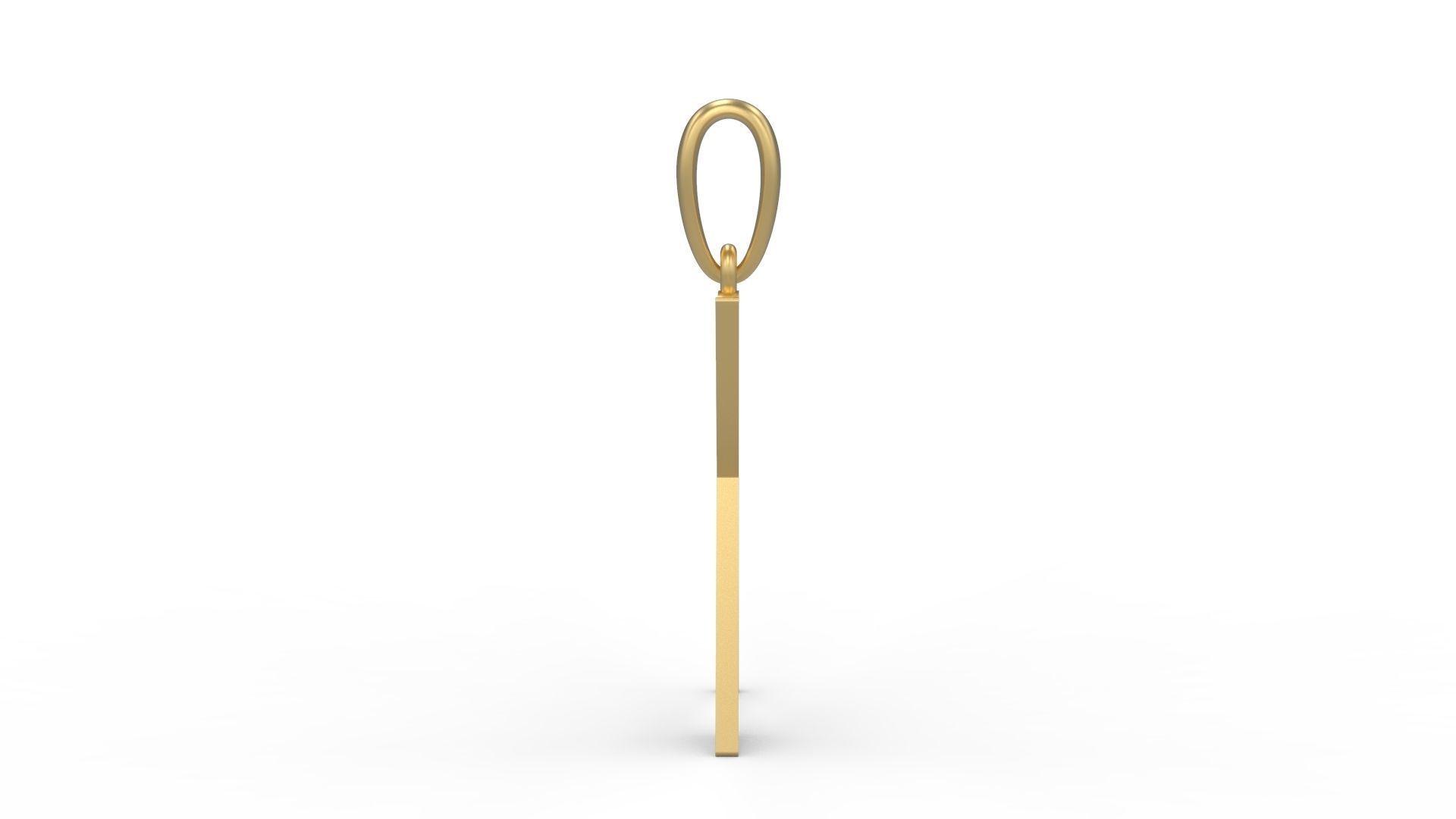 Initial Letters Pendant Autolinker X 3D print model_2