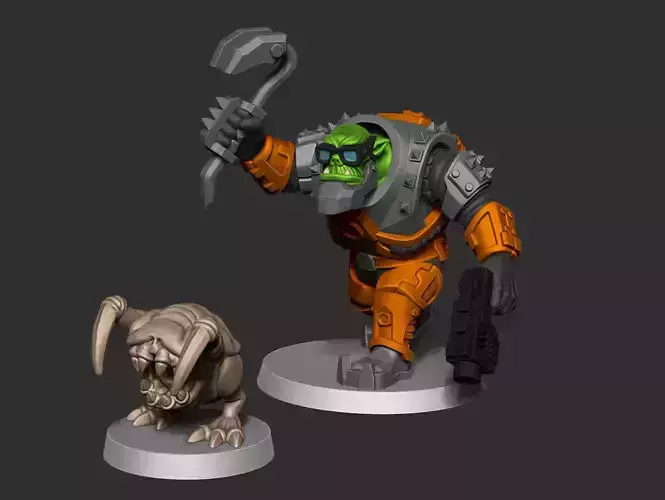 Gorkon Freeman and Edsquig 3D print model