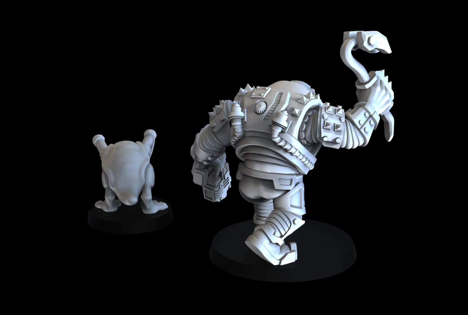 Gorkon Freeman and Edsquig 3D print model_2