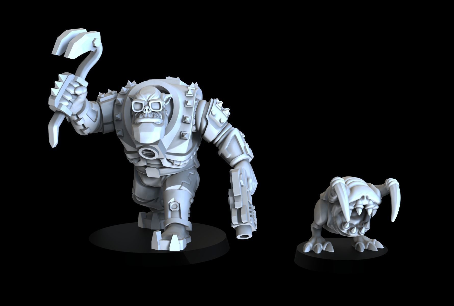 Gorkon Freeman and Edsquig 3D print model_1