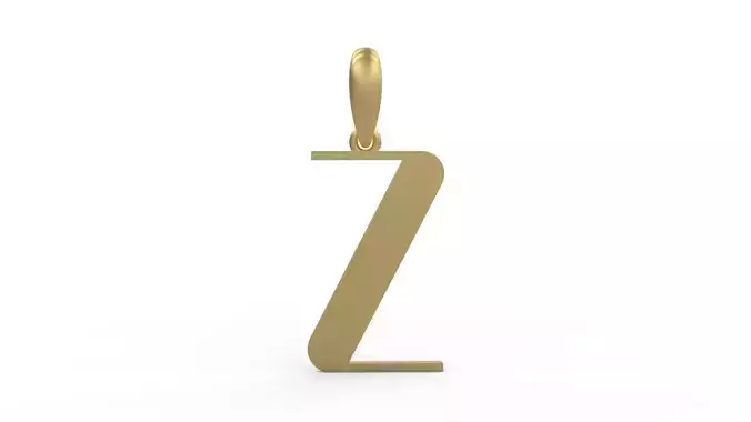 Initial Letters Pendant Autolinker Z