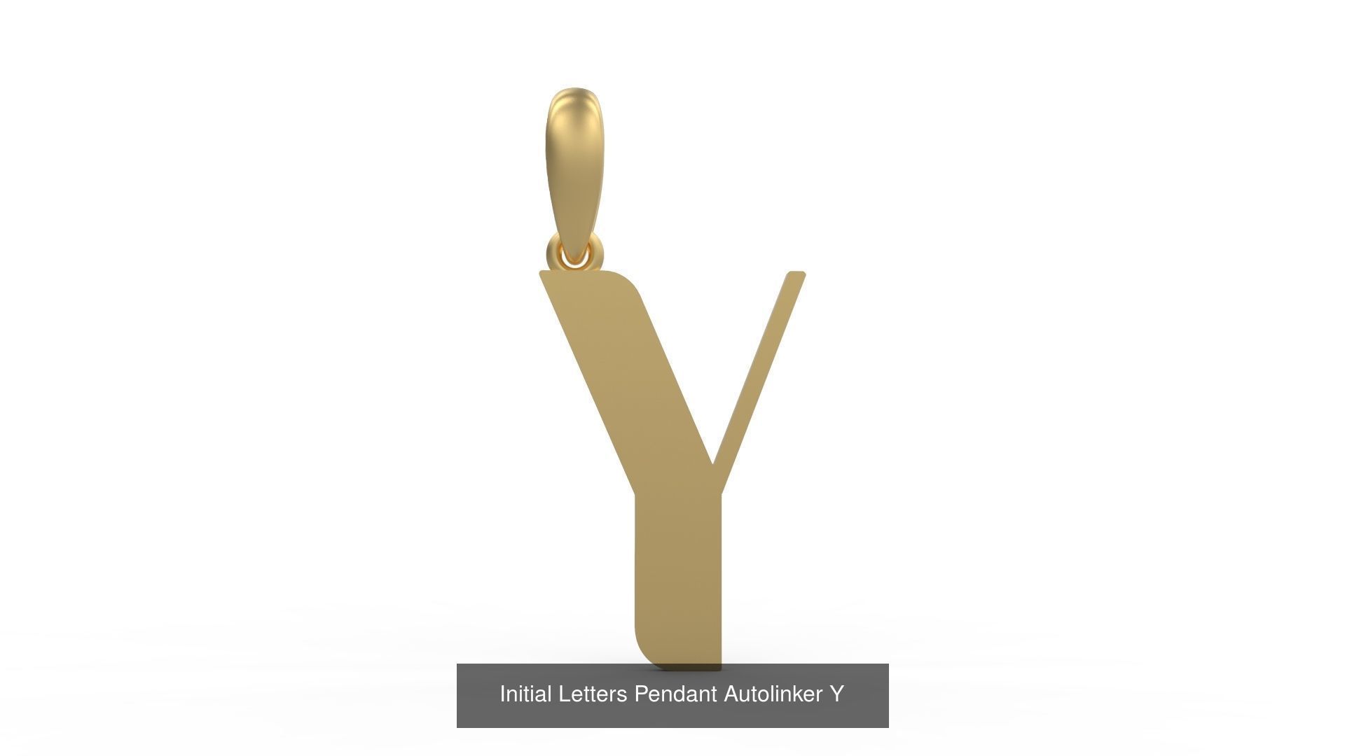Initial Letters Pendant Alphabets Autolinker 3D Model Collection_27