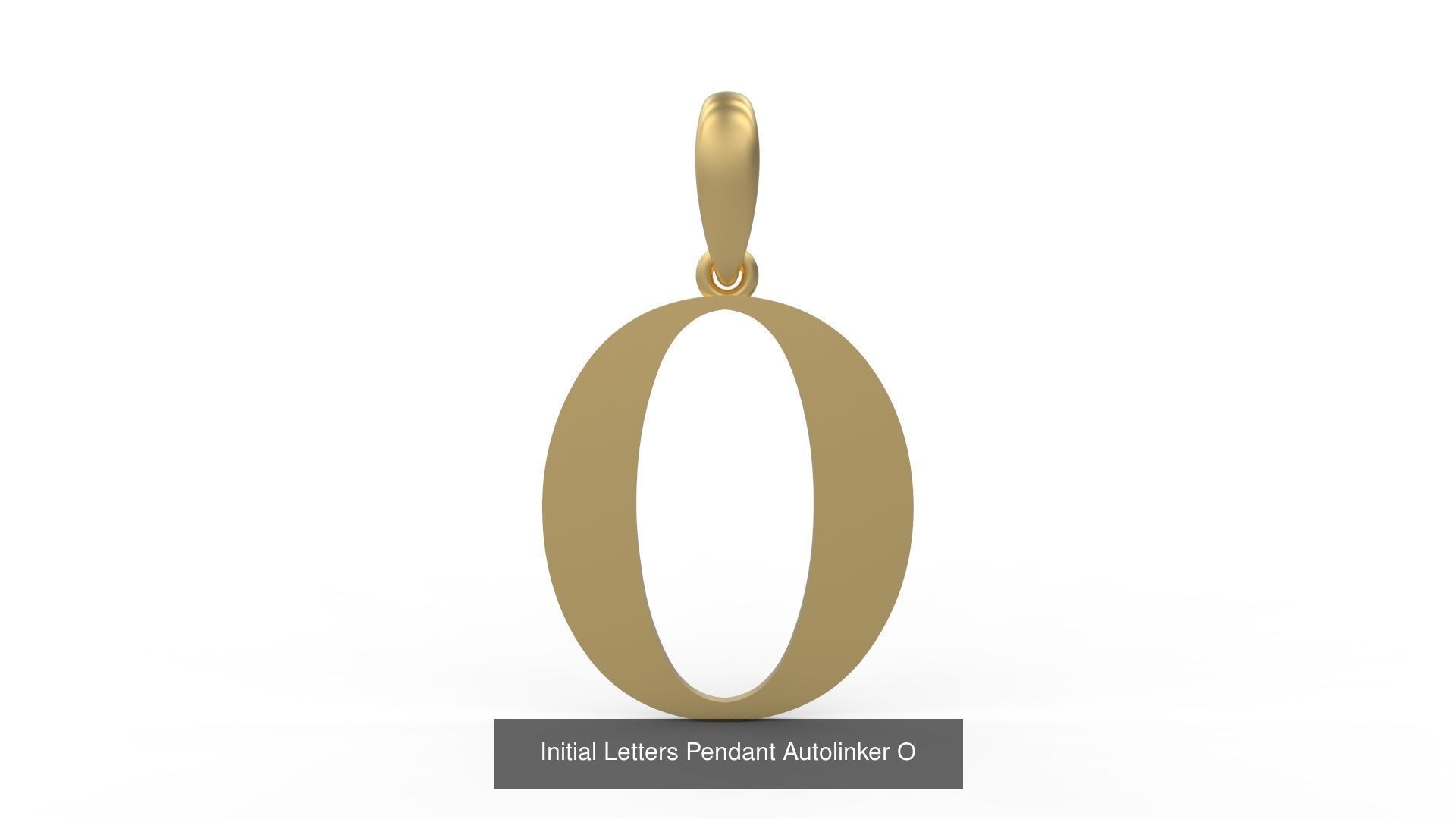 Initial Letters Pendant Alphabets Autolinker 3D Model Collection_17