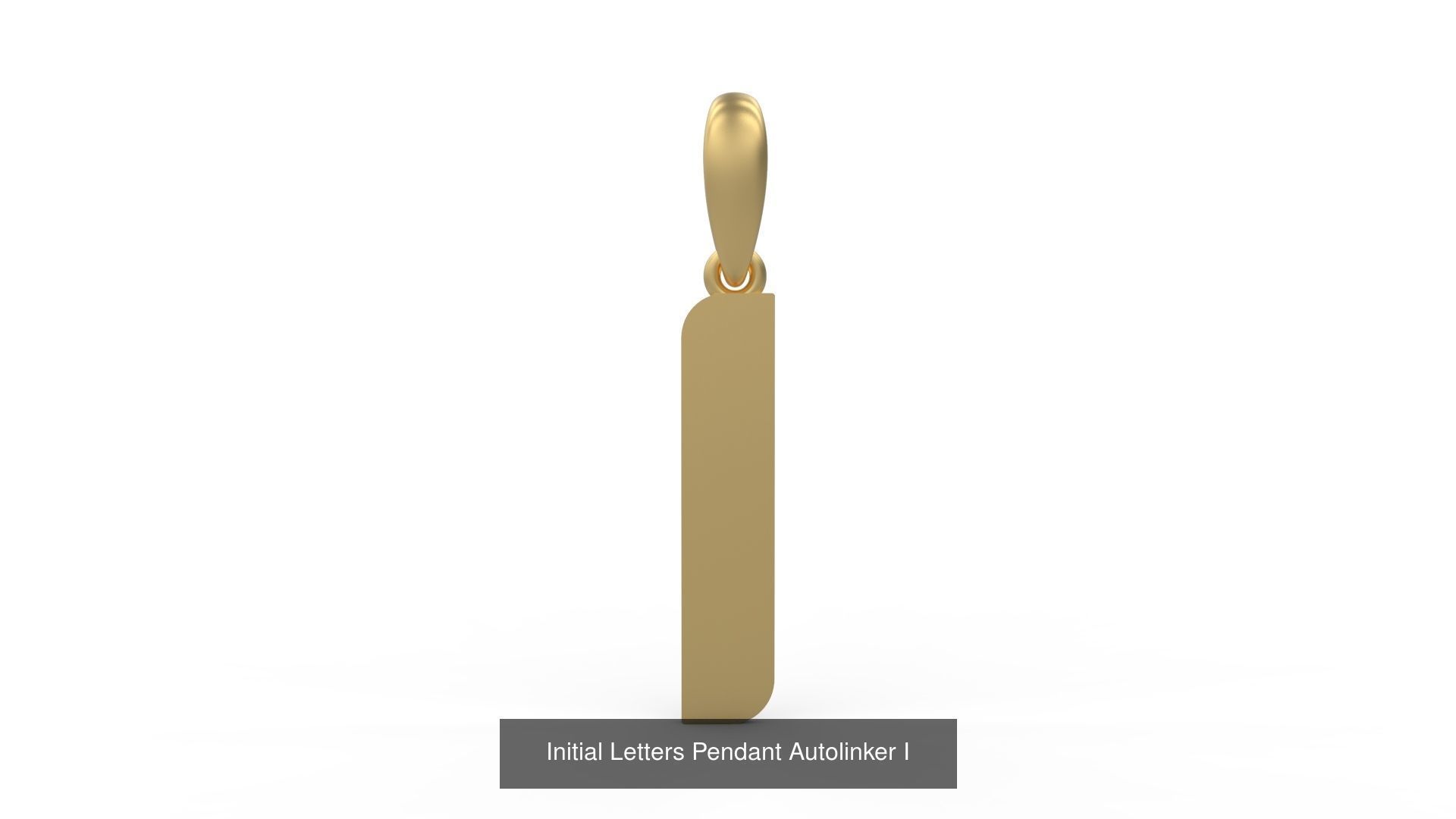Initial Letters Pendant Alphabets Autolinker 3D Model Collection_11