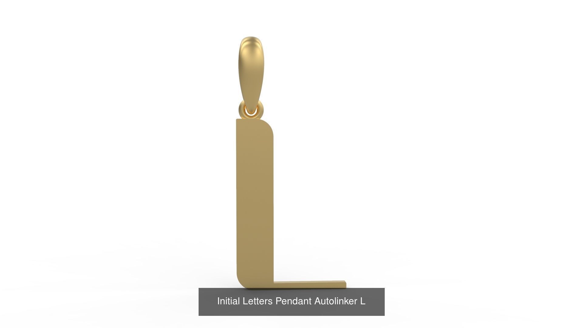 Initial Letters Pendant Alphabets Autolinker 3D Model Collection_14