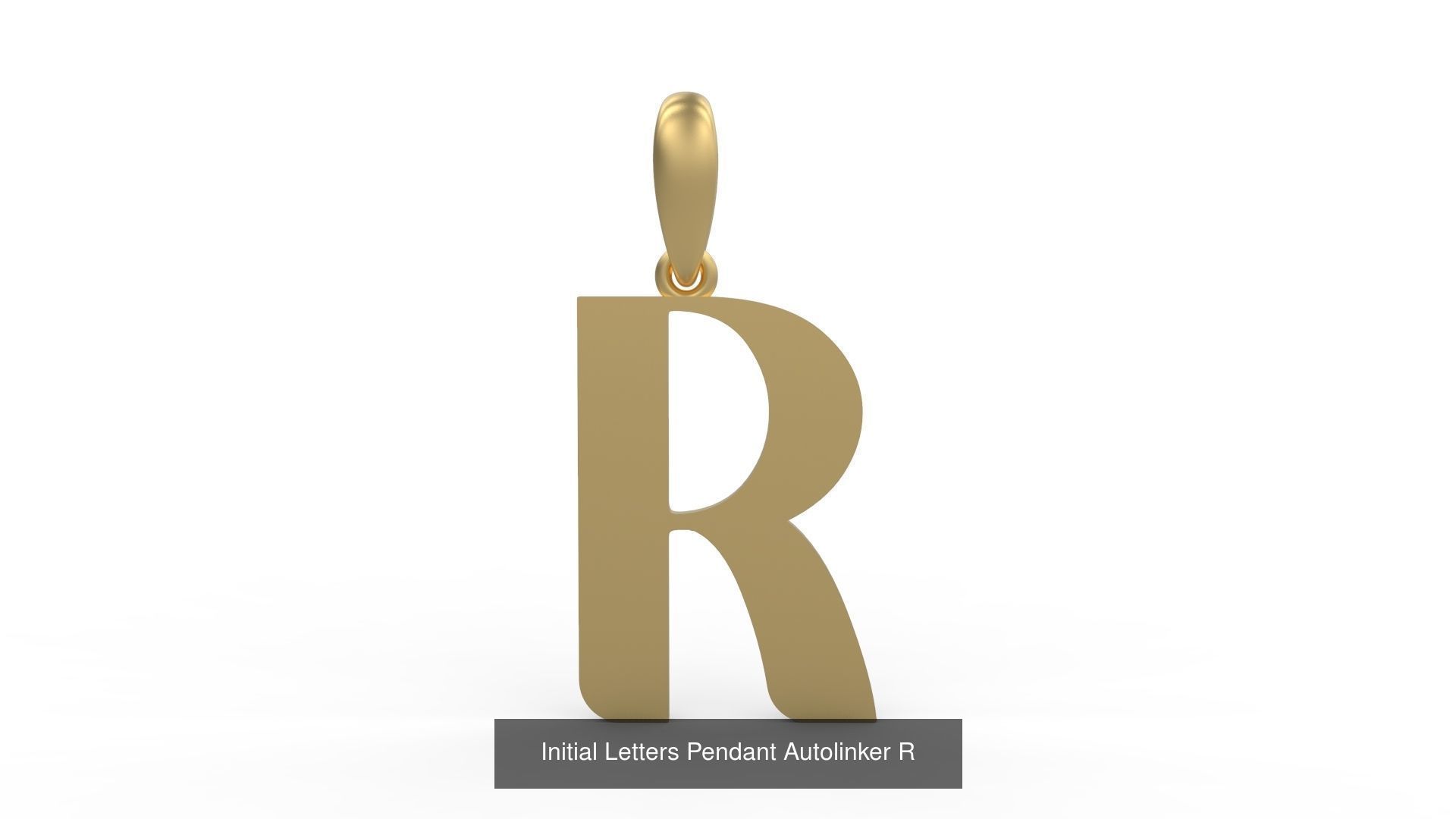 Initial Letters Pendant Alphabets Autolinker 3D Model Collection_20