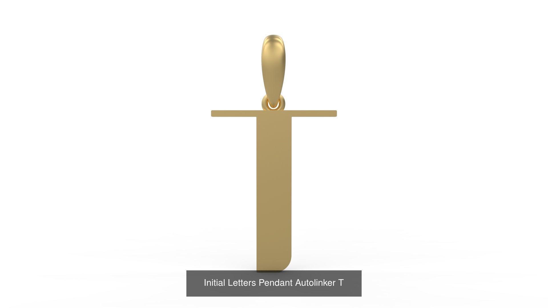 Initial Letters Pendant Alphabets Autolinker 3D Model Collection_22