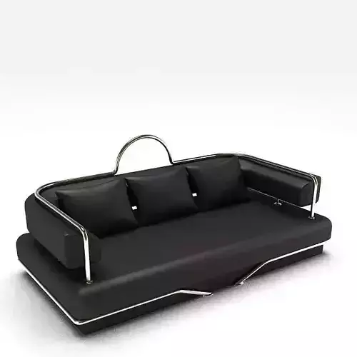 Furniture   Black Modern Couch
