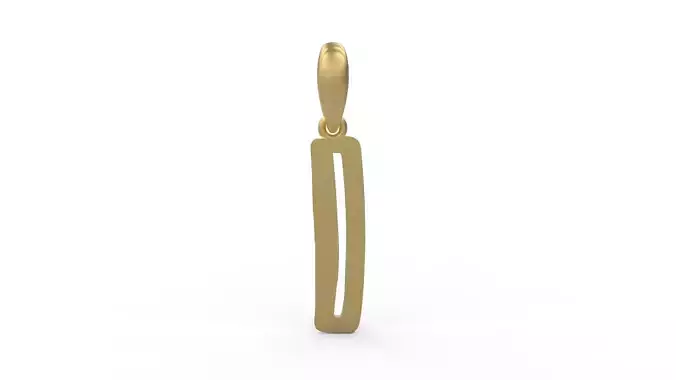 Initial Letters Pendant Baby Monkey I