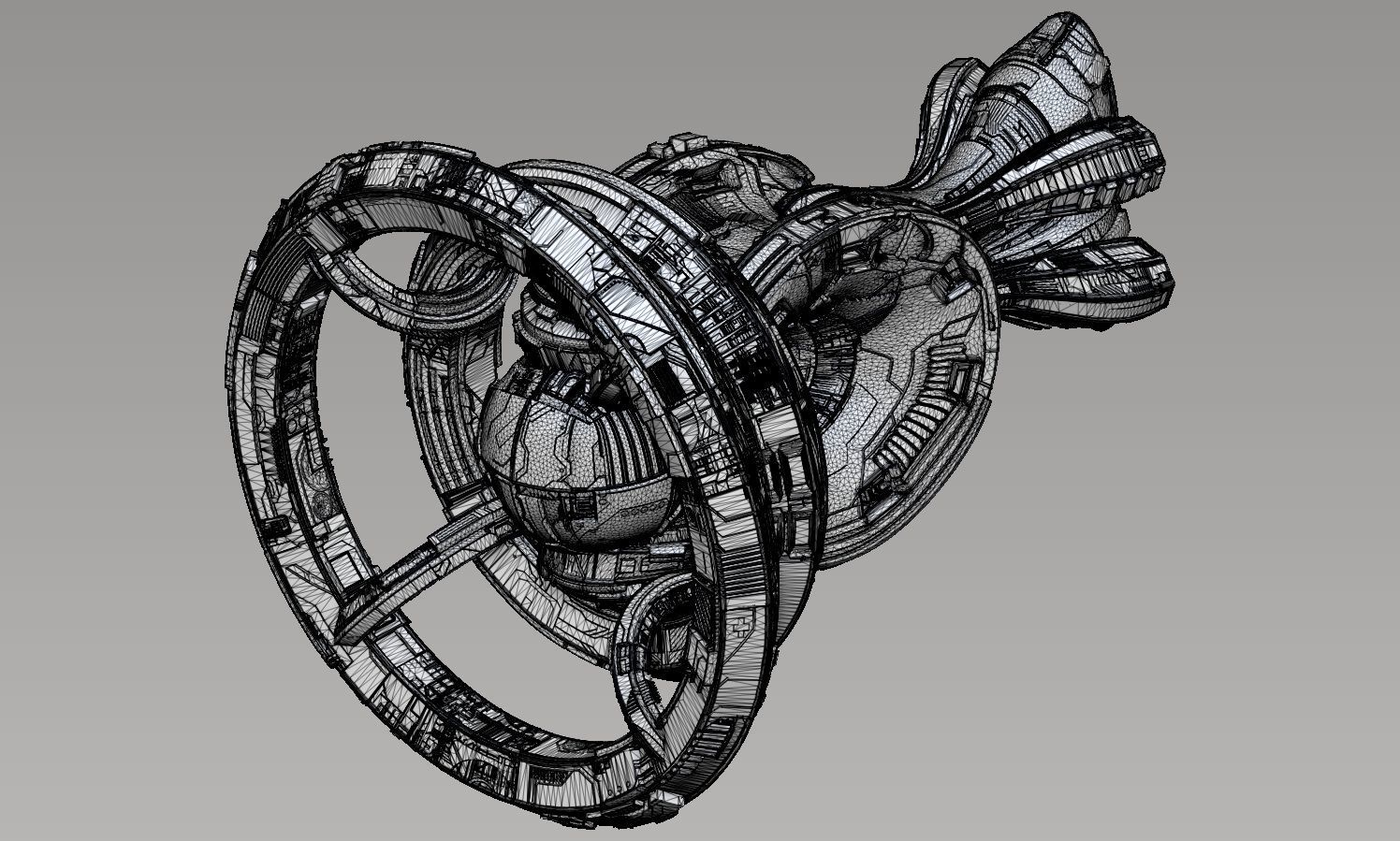 space equipment node 00047 3D model_2