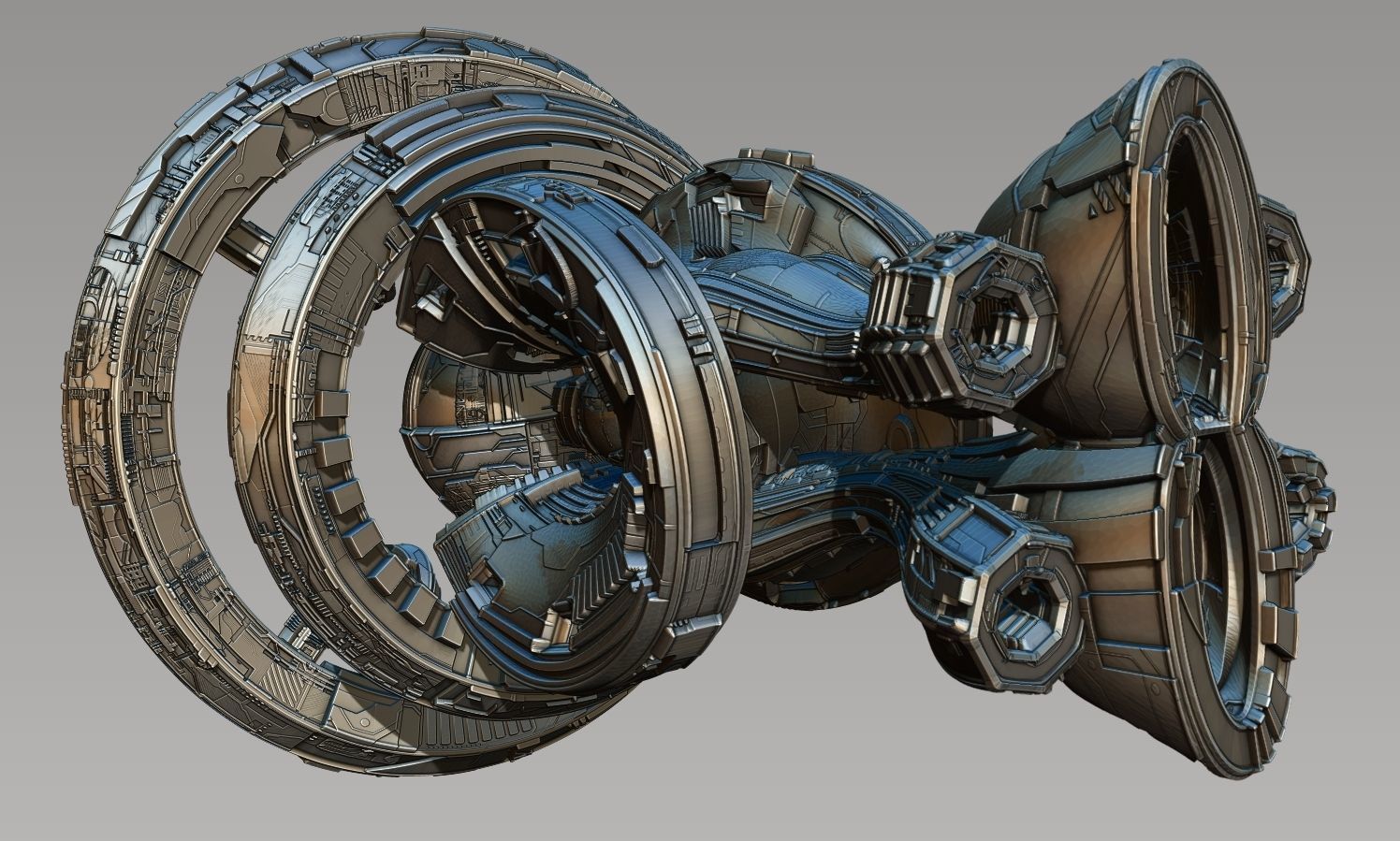 space equipment node 00047 3D model_3