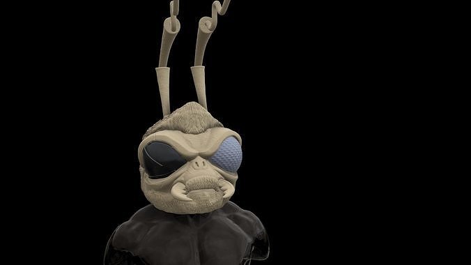 Custom Head - God of Thunder Ragnarok 3D print model