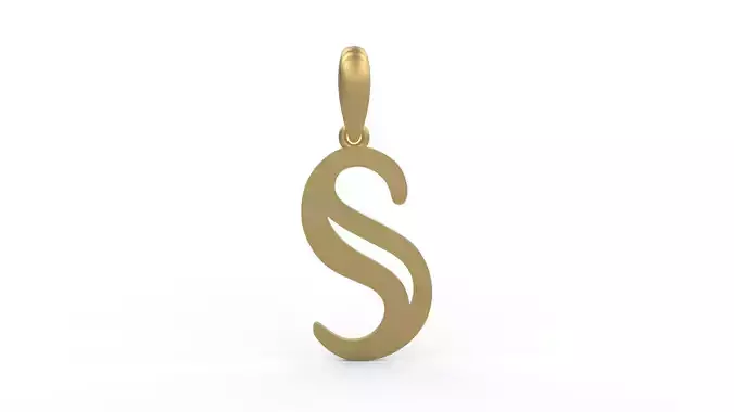 Initial Letters Pendant Baby Monkey S