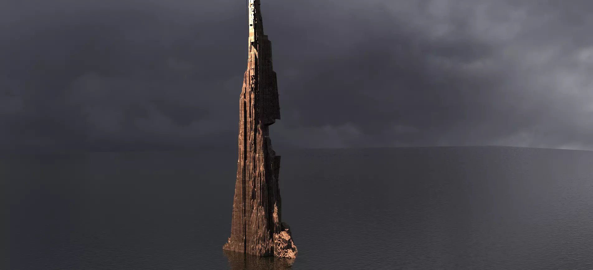 Tatooine Ship Ancient Temple 3 3D model