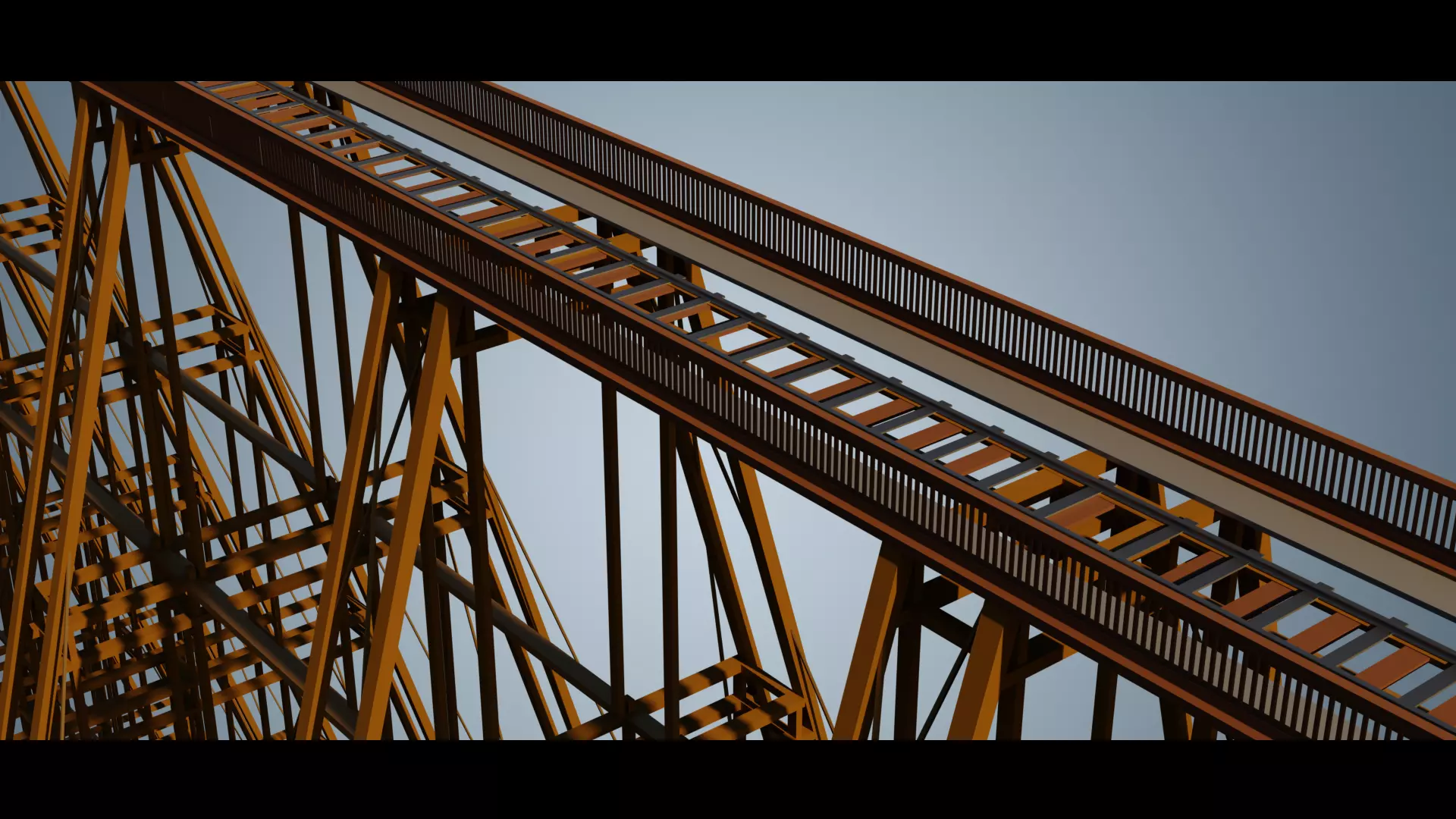 RAILWAY BRIDGE WILD WEST 3D model_0
