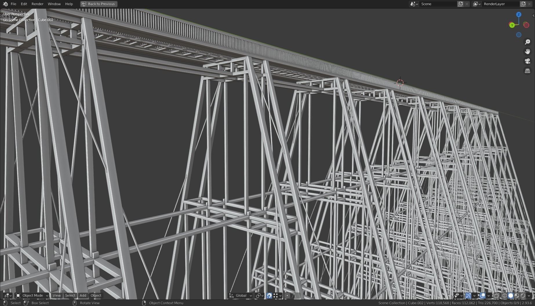 RAILWAY BRIDGE WILD WEST 3D model_7