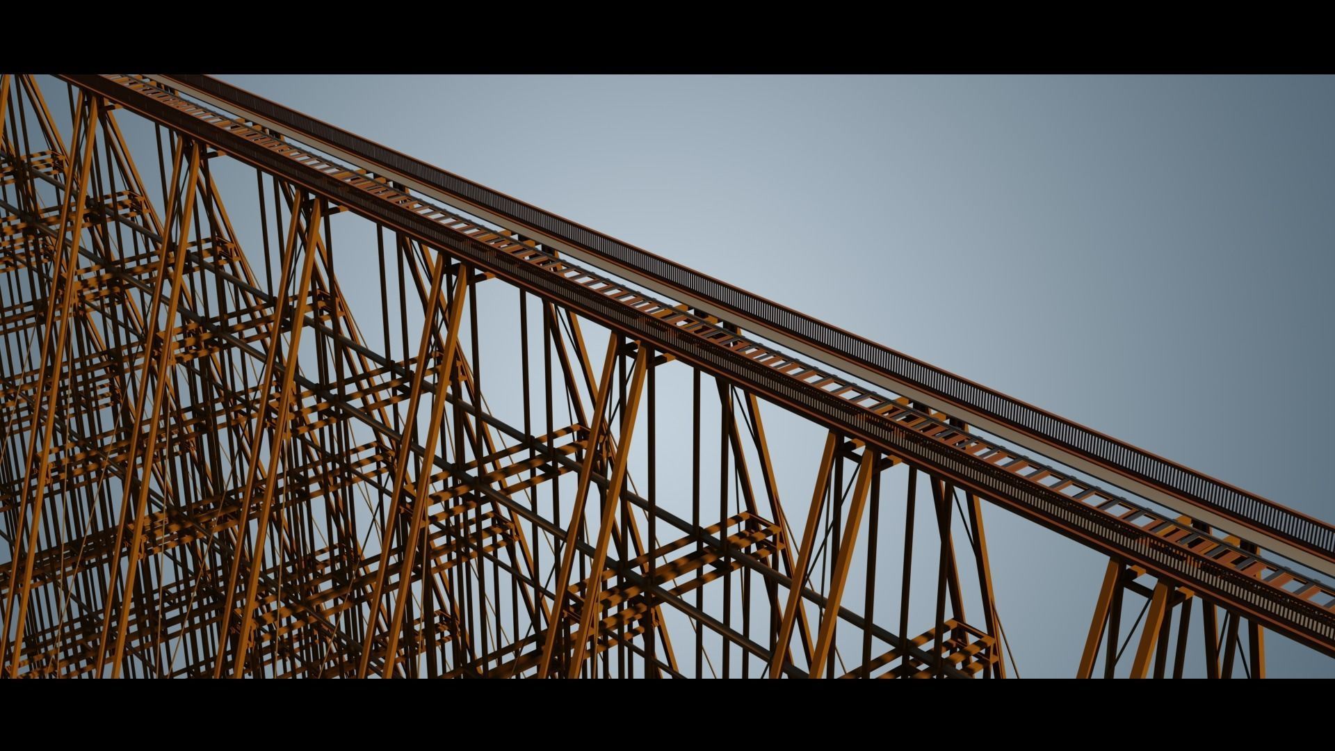 RAILWAY BRIDGE WILD WEST 3D model_1
