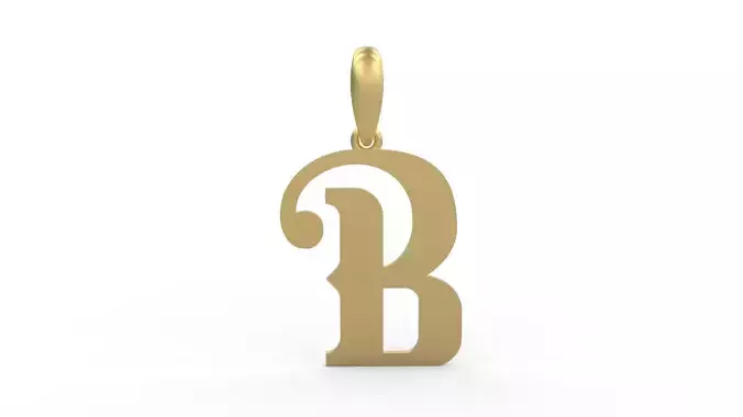 Initial Letters Pendant Banthern B