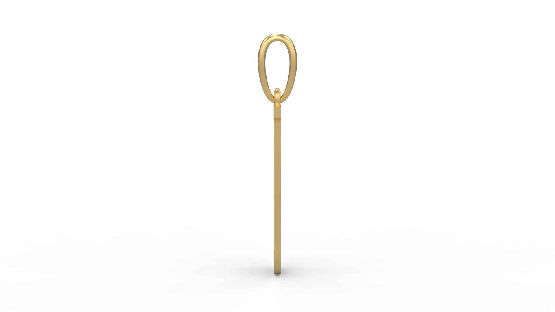 Initial Letters Pendant Banthern J 3D print model_2