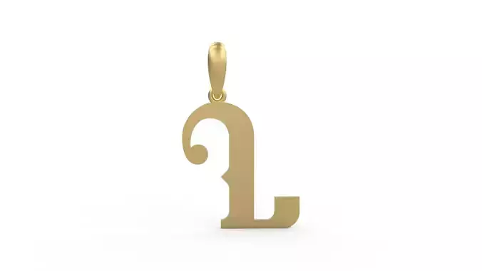 Initial Letters Pendant Banthern L