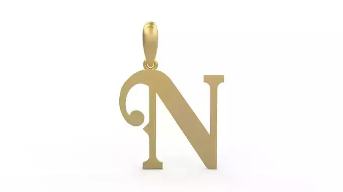 Initial Letters Pendant Banthern N
