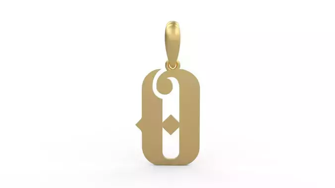 Initial Letters Pendant Banthern O