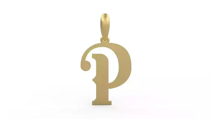 Initial Letters Pendant Banthern P