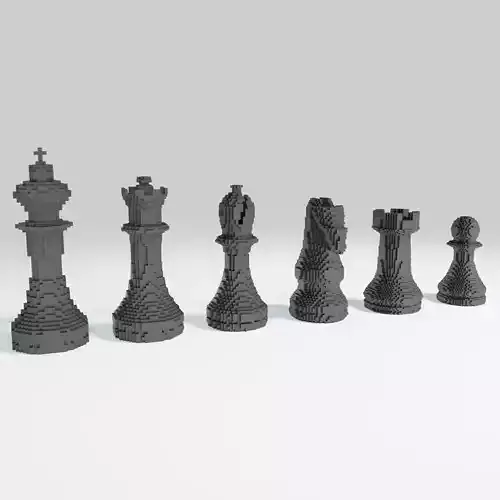 Super Pack Chess Blocks Set Pieces