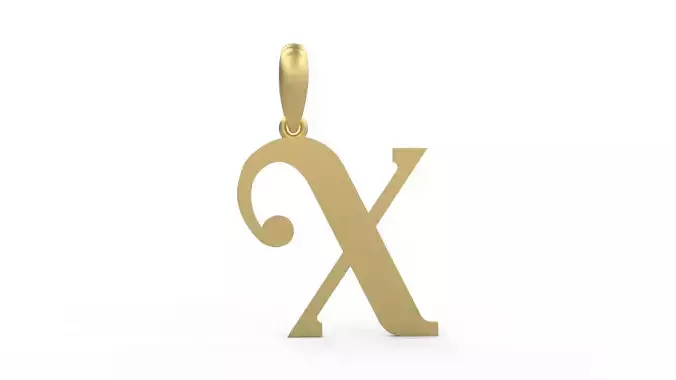 Initial Letters Pendant Banthern X