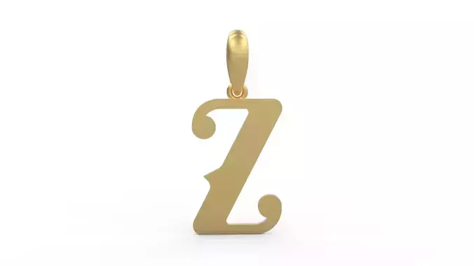 Initial Letters Pendant Banthern Z
