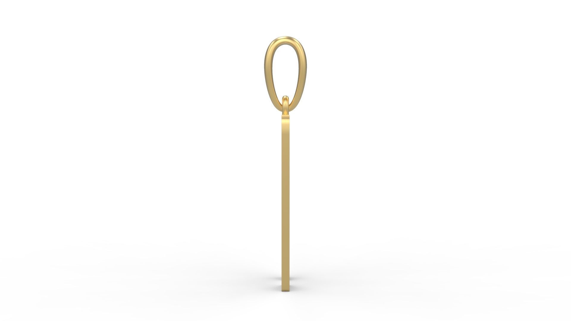 Initial Letters Pendant BASTERU A 3D print model_2