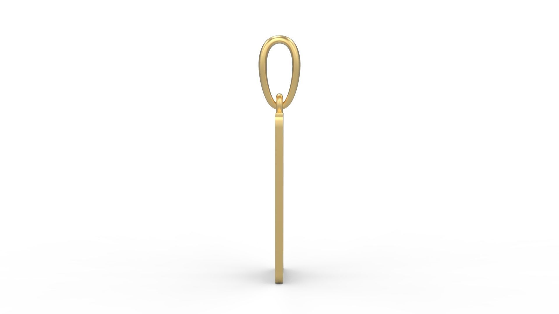 Initial Letters Pendant BASTERU D 3D print model_2